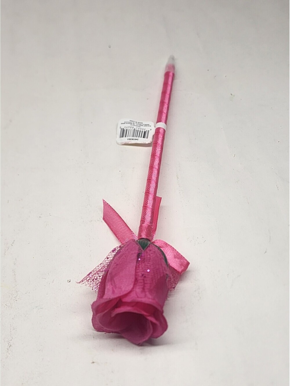 Pink Rose Flower Ballpoint Pen With Bow For Desk Or Decoration Stress Anxiety